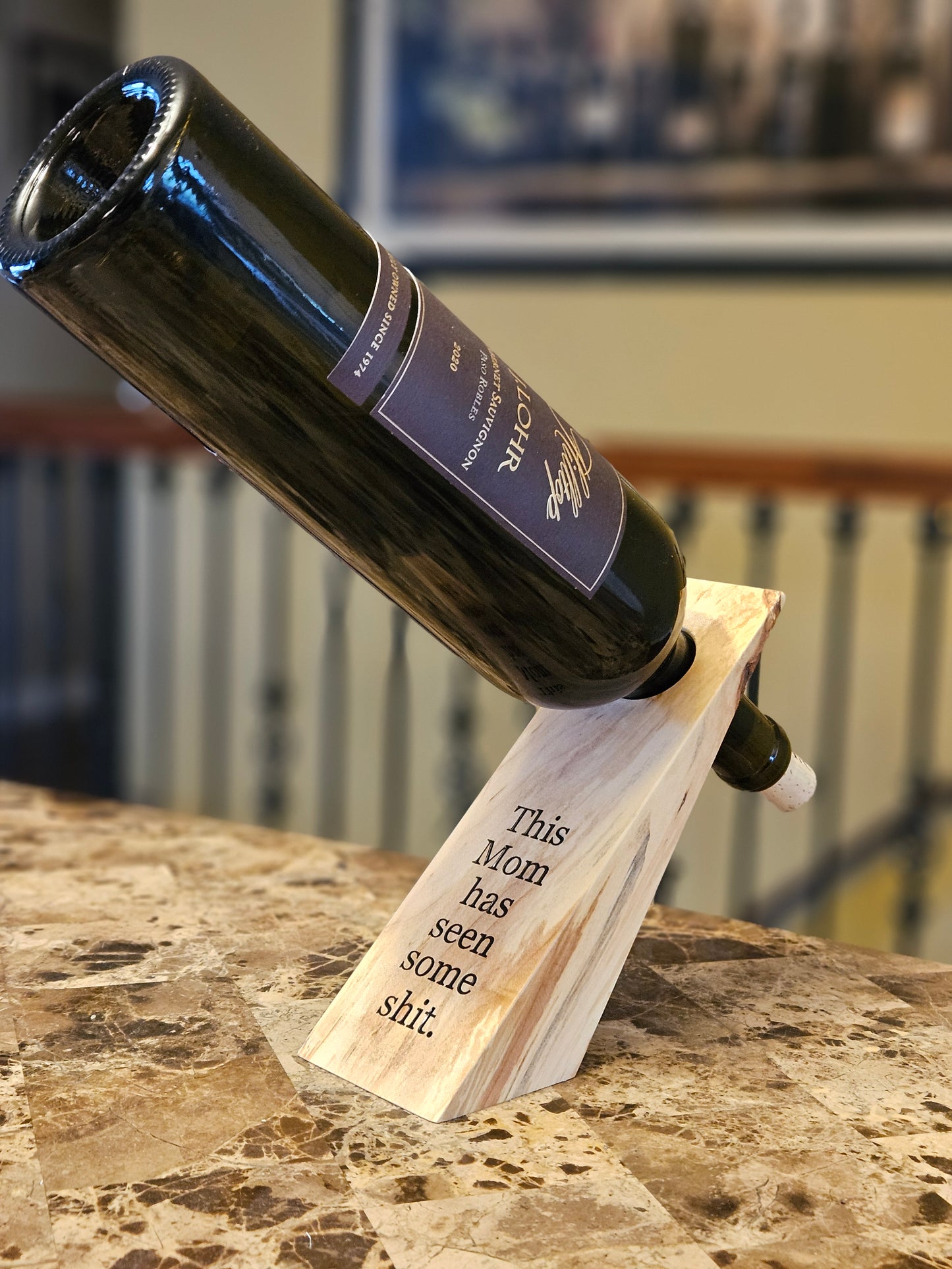 Levitating Wine Bottle Holder